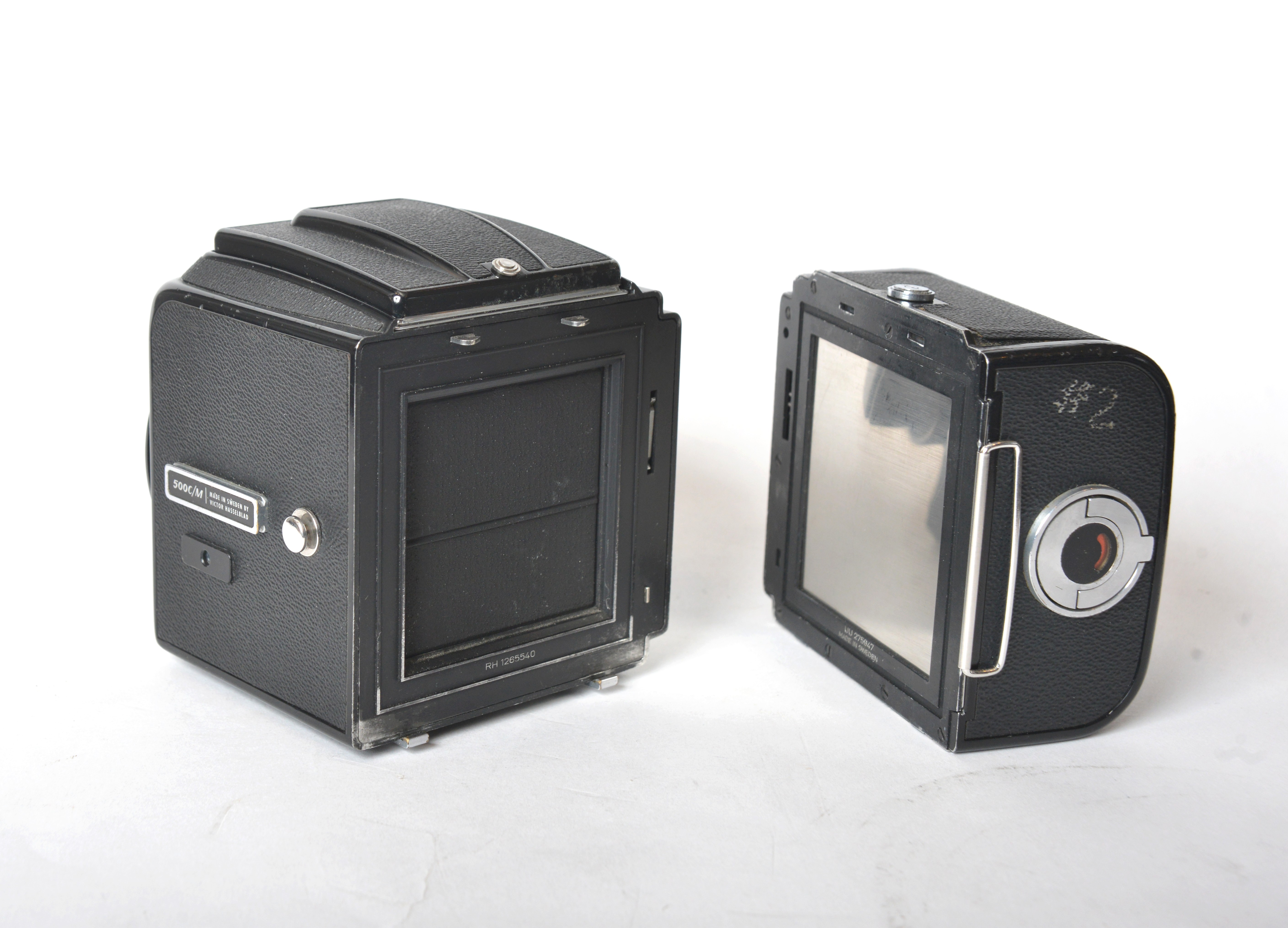 Boîte Vide Hasselblad Pour Boîtier 500C/M – état Moyen, Sans Objectif, Noir